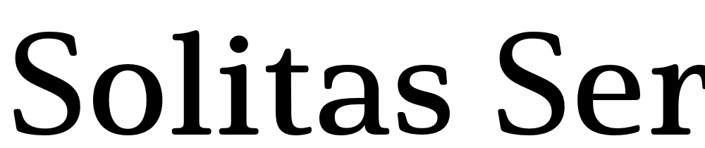 Solitas-Serif-Ext-Demi font family download free