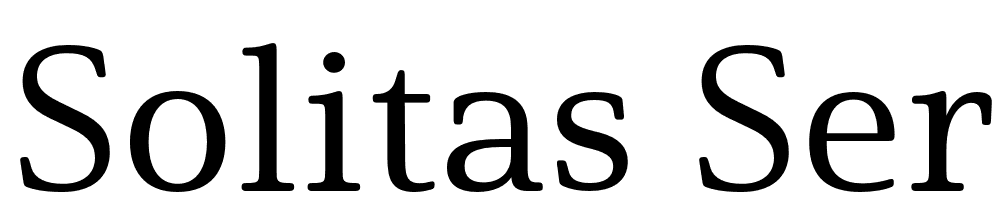 Solitas-Serif-Ext-Medium font family download free