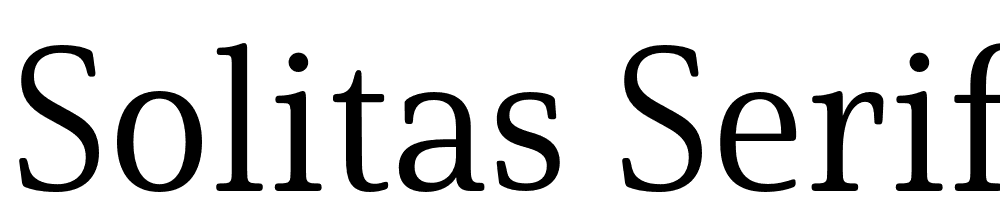 solitas-serif font family download free