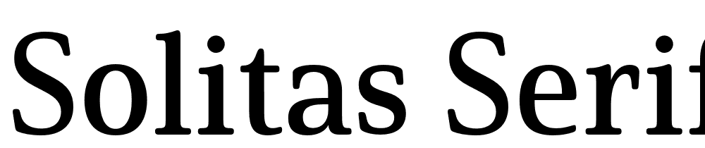 Solitas-Serif-Norm-Demi font family download free
