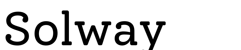 solway font family download free