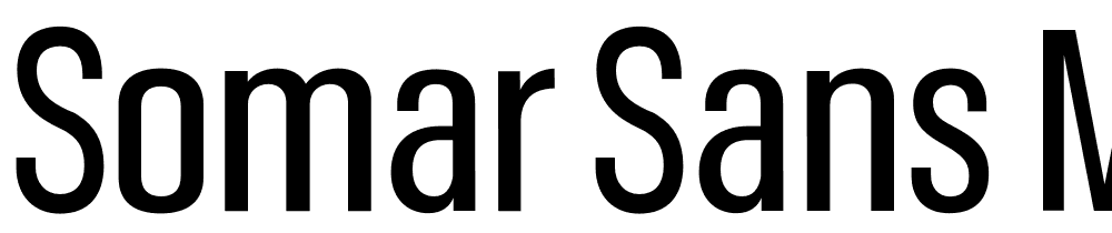 Somar-Sans-Medium-Condensed font family download free