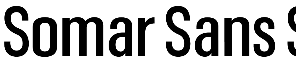 Somar-Sans-SemiBold-Condensed font family download free