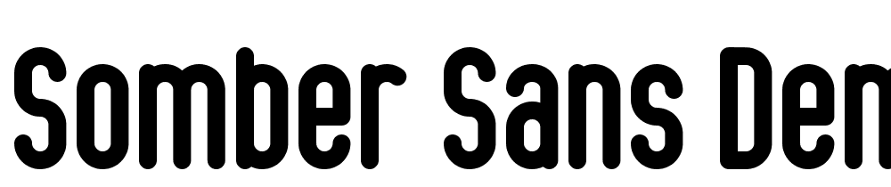 Somber-Sans-Demo font family download free