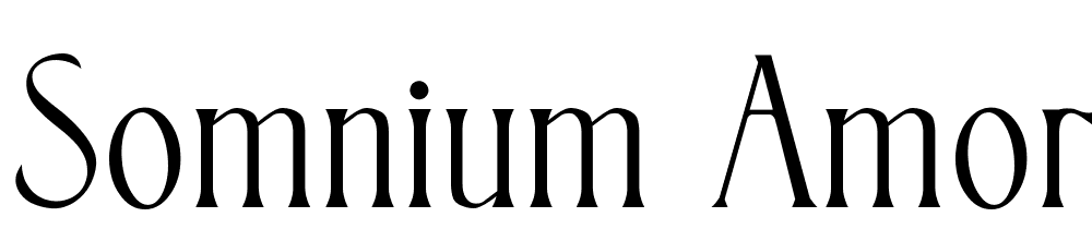 Somnium-Amor font family download free