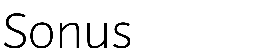 Sonus font family download free