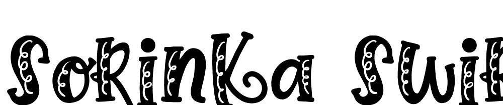 Sorinka-Swirl font family download free