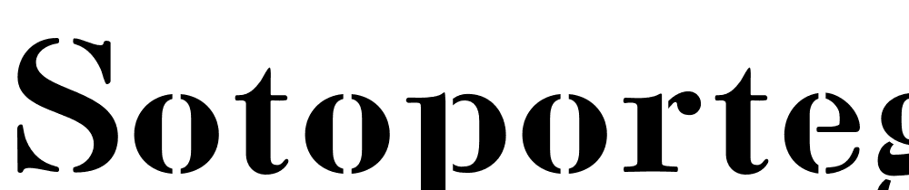 sotoportego font family download free