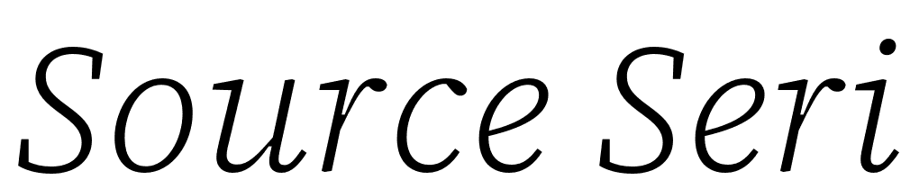 Source-Serif-4-Caption-Light-Italic font family download free
