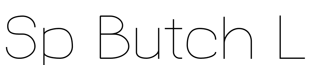 SP-Butch-Lite-Light font family download free