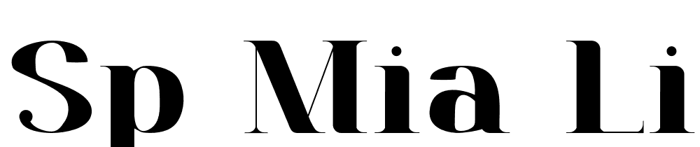 SP-Mia-Lite-Extra-Black font family download free