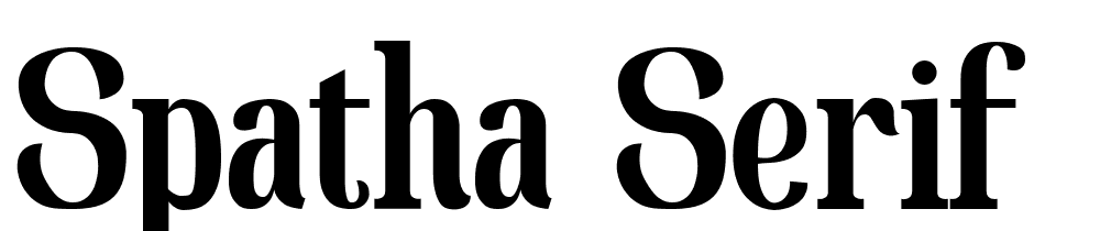 Spatha-Serif font family download free