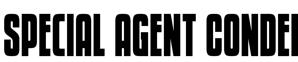 Special-Agent-Condensed font family download free