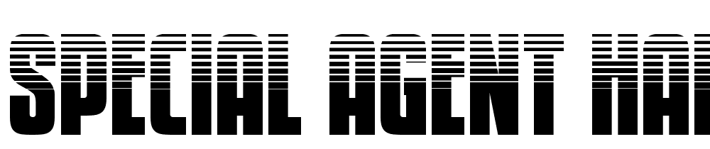 Special-Agent-Halftone font family download free