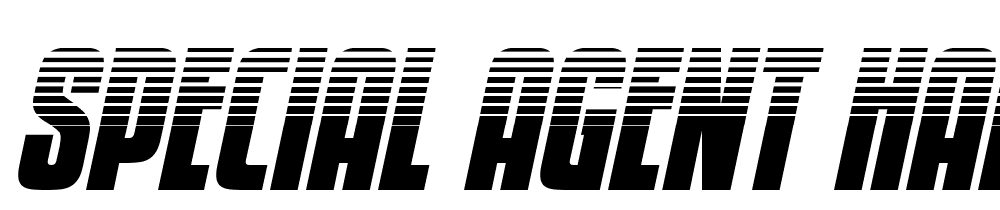 Special-Agent-Halftone-Italic font family download free