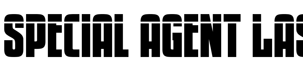 Special-Agent-Laser font family download free