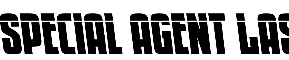 Special-Agent-Laser-Semi-Ital font family download free