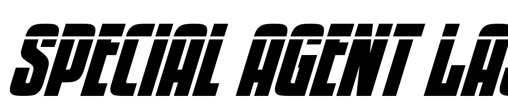 Special-Agent-Laser-Super-Ital font family download free