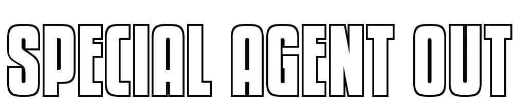 Special-Agent-Outline font family download free