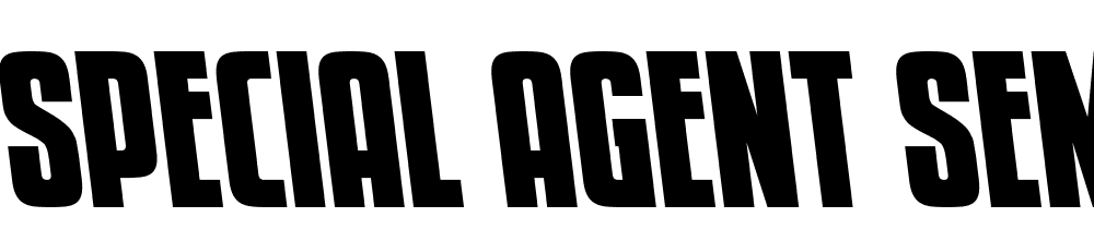 Special-Agent-Semi-Leftalic font family download free