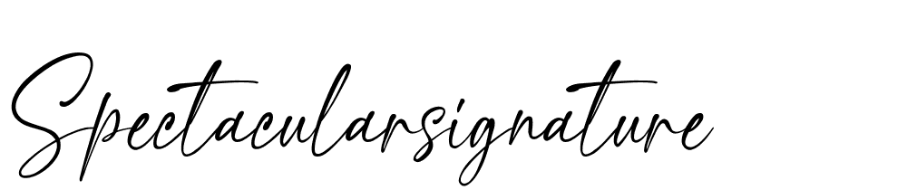 SpectacularSignature font family download free