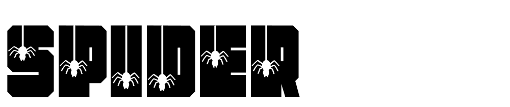 Spider font family download free