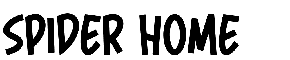 Spider-Home font family download free