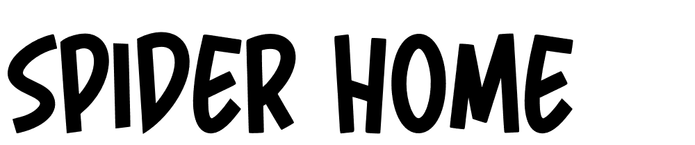 Spider-Home font family download free