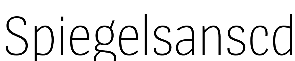 SpiegelSansCd-Trial-ExtraLt font family download free