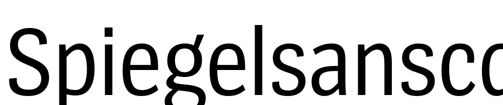 SpiegelSansCd-Trial font family download free