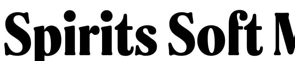 Spirits-Soft-Medium font family download free