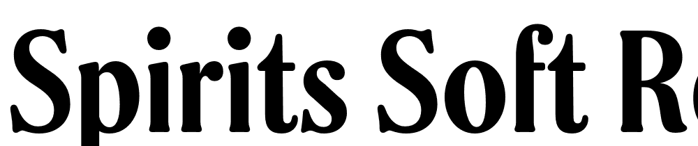 Spirits-Soft-Regular font family download free