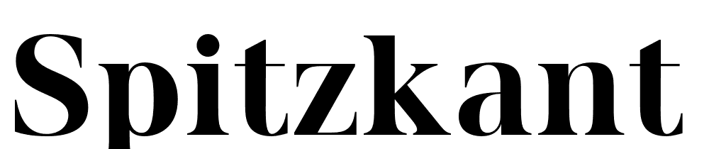 Spitzkant font family download free