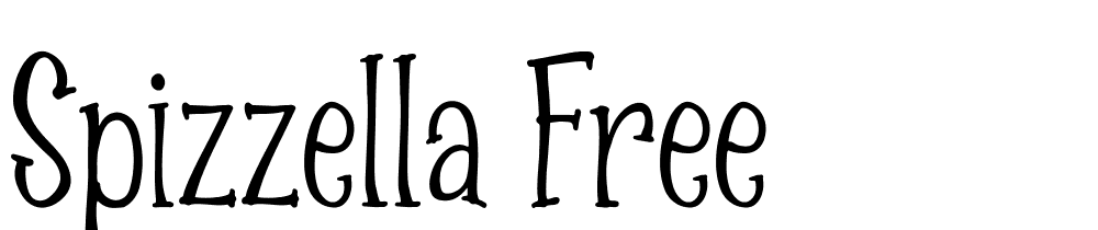 Spizzella-Free font family download free