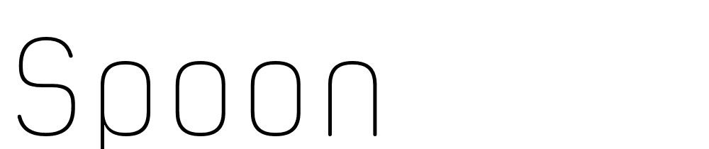 Spoon font family download free