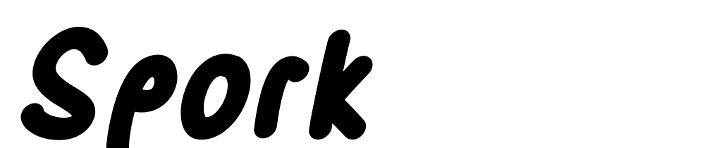 spork font family download free