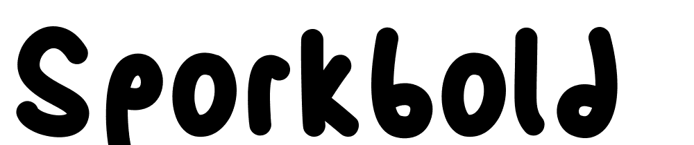 SporkBold font family download free