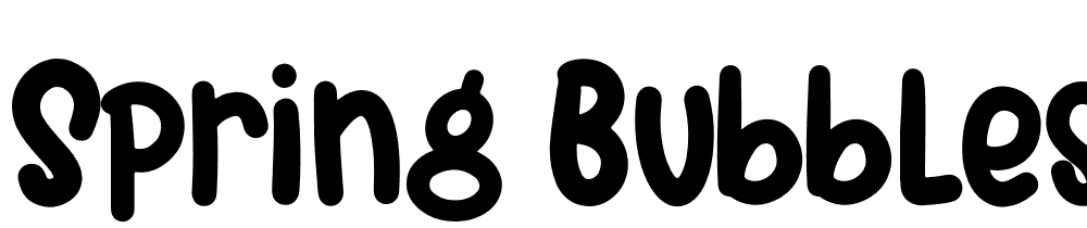 spring_bubbles font family download free