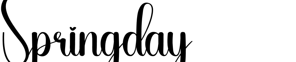 springday font family download free