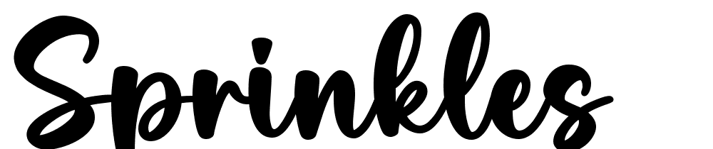 Sprinkles font family download free