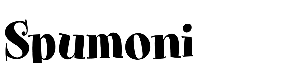 Spumoni font family download free