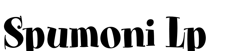 Spumoni-LP font family download free