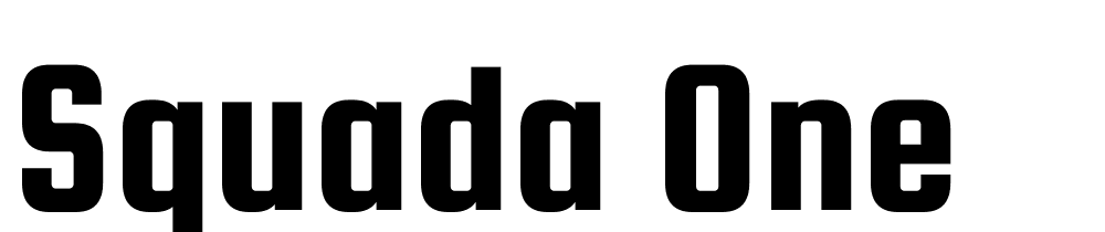 Squada-One font family download free