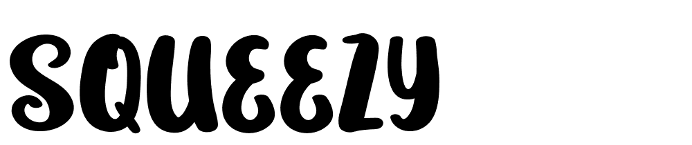 squeezy font family download free