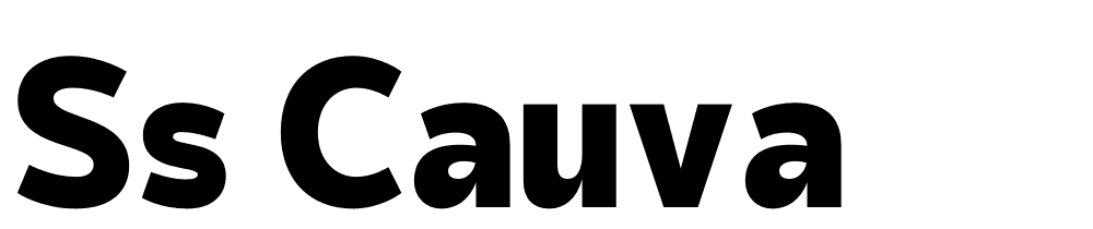 SS Cauva font family download free