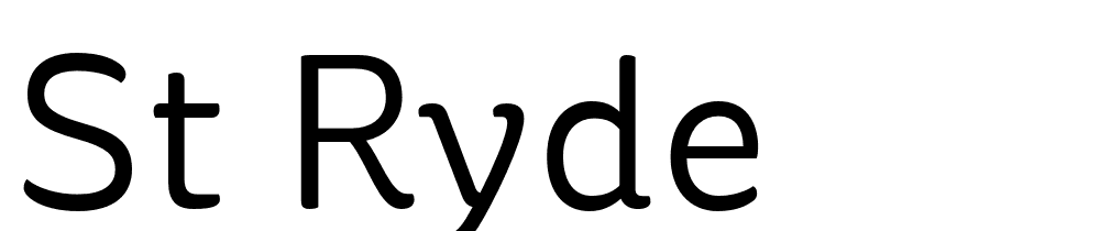 st_ryde font family download free