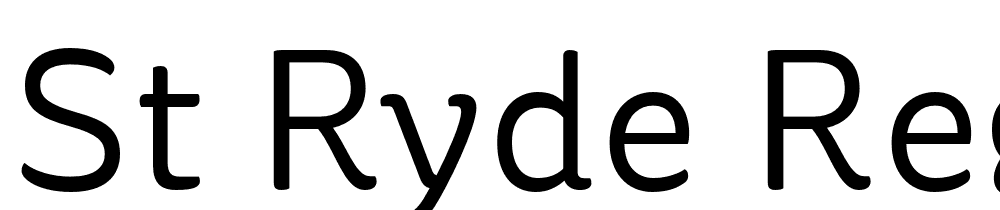 St-Ryde-Regular font family download free