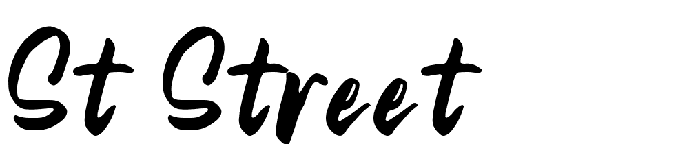 st Street font family download free