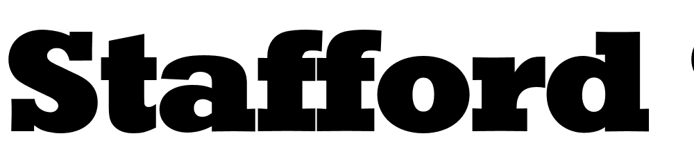 Stafford Serial font family download free