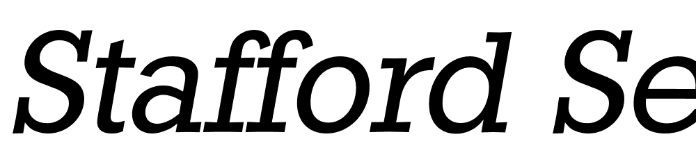 Stafford Serial font family download free